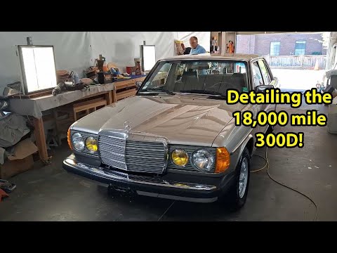 Detailing the 18,000 mile 1985 300D!!!