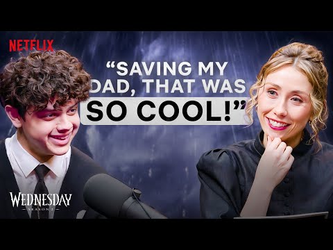 Inside Wednesday’s Iconic Look + Pugsley’s New Powers | Wednesday Season 2 Official Woecast