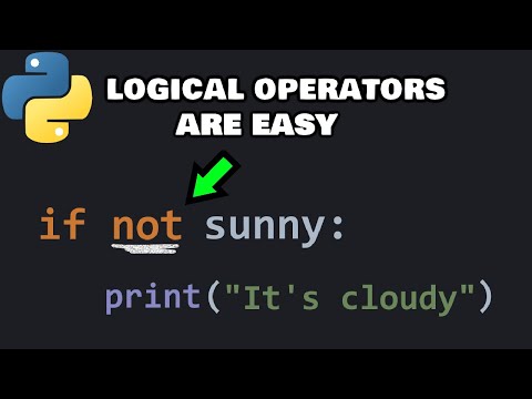Logical operators in Python are easy 🔣