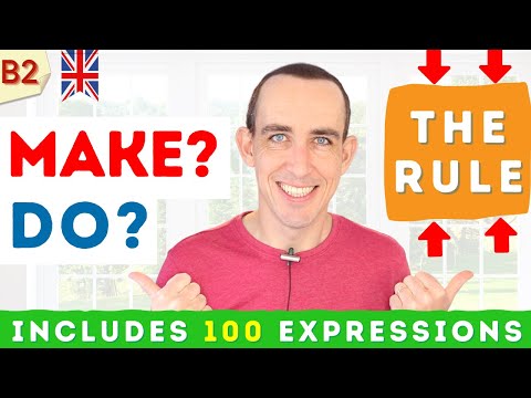 π₯ EXPLAINED! The Rule For MAKE and DO in English Grammar