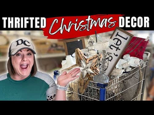 Thrifting For Clever Christmas Decor You Need To See!