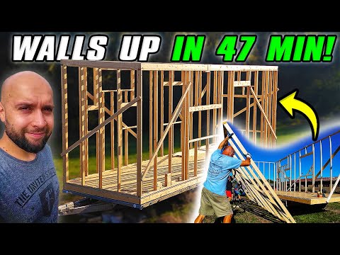 The FASTEST Way to Frame Tiny House Walls (SMART Framing)