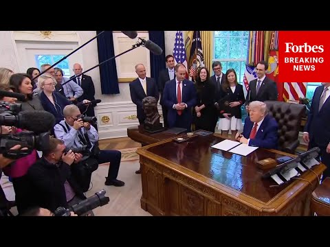 BREAKING NEWS: Trump Signs Fresh Executive Orders While Taking Multiple Questions From Reporters