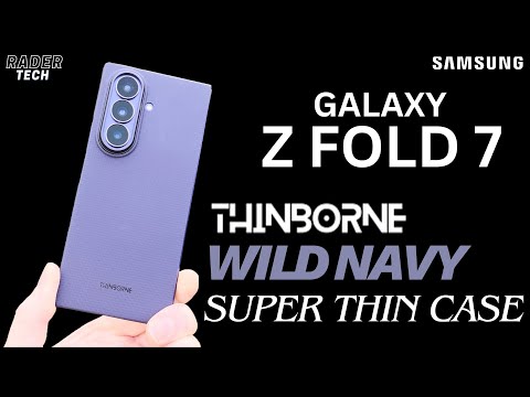 Wildy Navy "Super Thin" Case from Thinborne for the Galaxy Z Fold 7