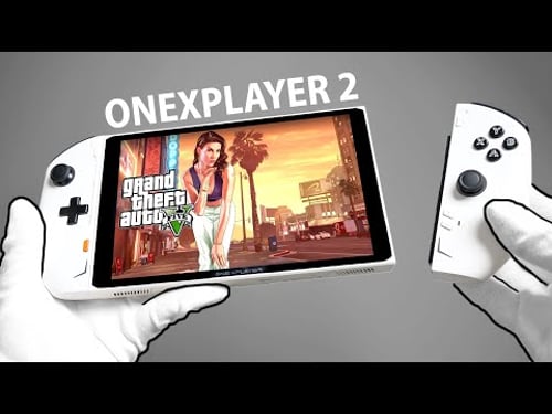 Nintendo Switch... but it's actually a PC (OneXPlayer 2)