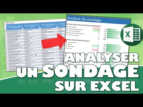 Comment analyser les résultats d’un sondage ou questionnaire avec Excel ?