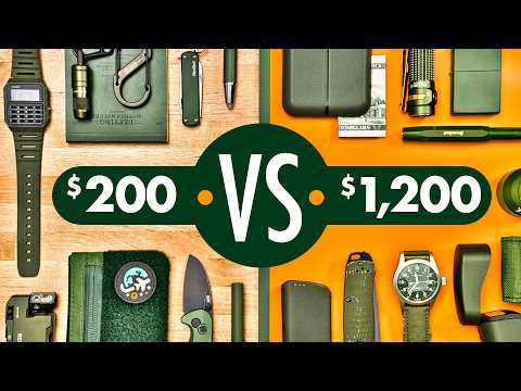 $200 vs $1,200 Green Everyday Carry Kits (Worth It?)