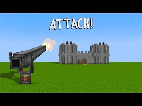 Create Mod Cannons vs Safehouse