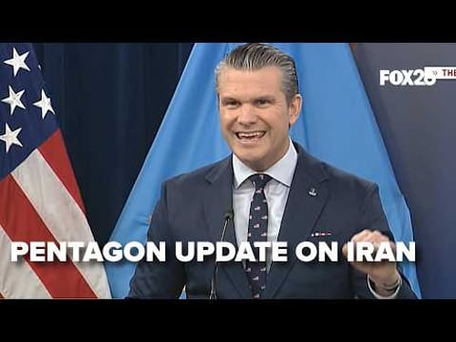 Latest Pentagon briefing on Iran