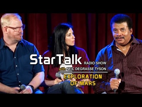 JIM GAFFIGAN & SARAH SILVERMAN: StarTalk with Neil deGrasse Tyson - Curiosity Mars Rover