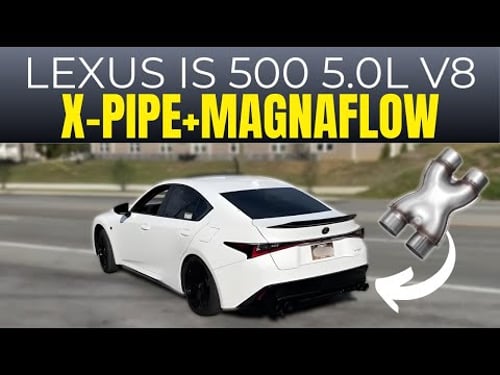 2025 Lexus IS 500 5.0L V8 w/ X-Pipe & Magnaflow Magnapacks!