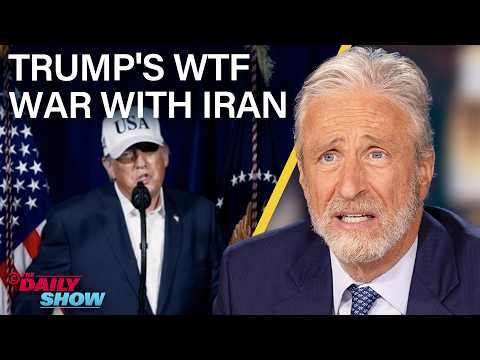 Trump Launches War with Iran and Refuses to Explain... Anything | The Daily Show