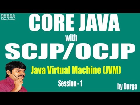 Core Java With OCJP/SCJP:JVM Architecture Part- 1||Introduction || class loading of system