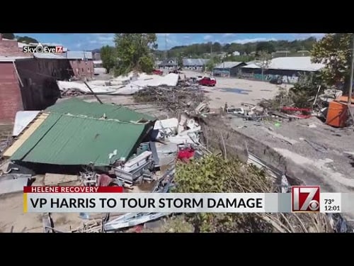 VP Harris to visit NC to tour storm damage