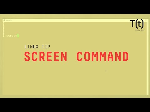 How to use the screen command: 2-Minute Linux Tips