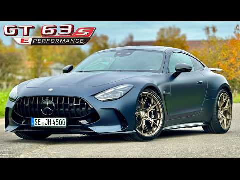 2026 Mercedes AMG GT 63 SE PERFORMANCE // 319KM/H REVIEW on AUTOBAHN