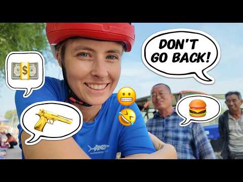 Chinese villagers tell me their unfiltered thoughts about the US 🇺🇸😂 Biking 400 km to Inner Mongolia