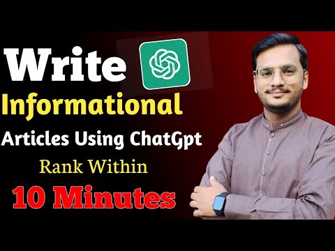 How To Write Articles Using ChatGpt || Content Writing Using ChatGPT