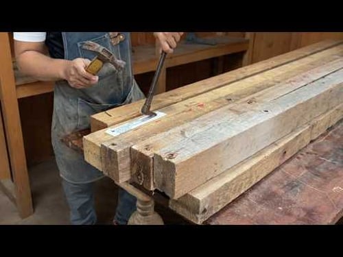 I Recycled Old Pallet Wood... And The Result Is Incredible! // The Perfect Wood Recycling Project