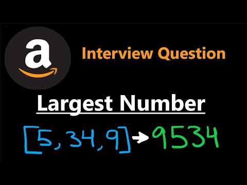Largest Number - Leetcode 179 - Python