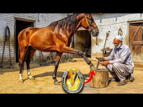 Very Satisfying | Hoof Restoration | Horse Hair Cutting Oddly Satisfying | Farrier ASMR