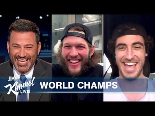 Clayton Kershaw & Cody Bellinger on Dodgers World Series Win