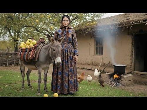 Village Life In Iran Mountains Far From Civilization | Storing Like Villagers