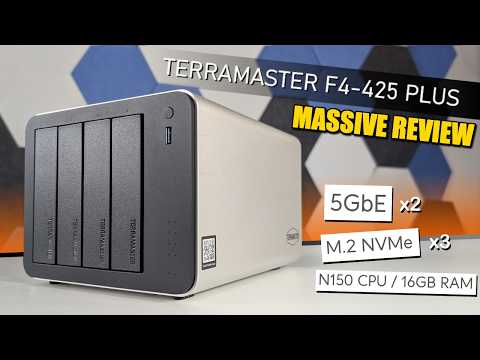 Terramaster F4-425 PLUS NAS Review