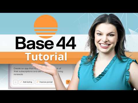 Base44 Tutorial for Beginners
