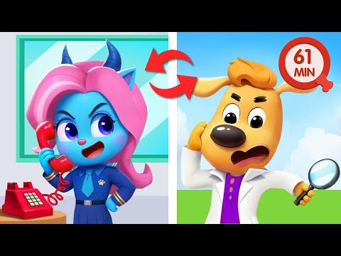 Antel Pretends to Be a Police Officer | Safety Rules | Kids Cartoon | Sheriff Labrador