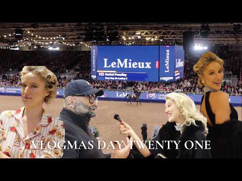 EMOTIONAL GRWM FAVOURITE EVENT OF THE YEAR | FESTIVE BLACK TIE GLAM, HORSES & GIRLS -Vlogmas Day 20