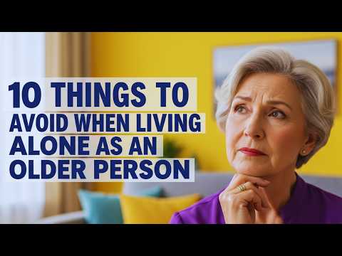 10 Things To Avoid When Living Alone as an Older Person (That No One Talks About)