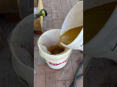 Processing Yellow Clay For #pottery Slip