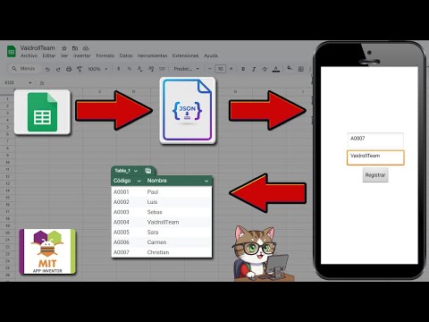 How to connect MIT App Inventor to Google Sheets: JSON configuration and permissions
