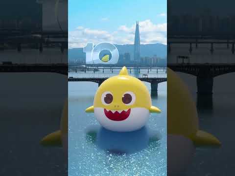 Here Comes The Giant Baby Shark! #BabyShark10Years