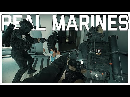 REAL Marines DESTROY the Hospital MAP on Ready or Not Adam update! #marines #readyornotgame