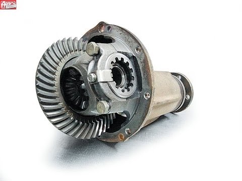 How to identify the rear axle gearbox without removing it from the vehicle.