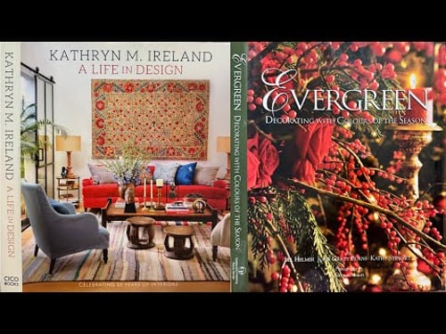 A Review: A Double Feature: Kathryn M. Ireland- A Life in Design & Evergreen- Colours of the Season
