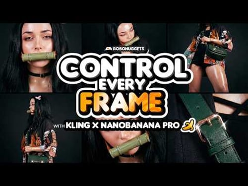 Ultra-Precise Camera Movements with Nanobanana PRO & Kling, here's how (AI Contact Sheet Automation)