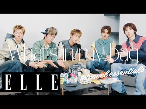 初来日のCORTISが、海外遠征の持ち物を大公開👕👟 世界的に注目される新星グループの愛用アイテムは?|What's in my bag|ELLE Japan