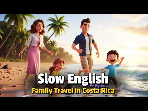 Family Travel in Costa Rica | Easy English Listening Story for Beginners (A2 Level)