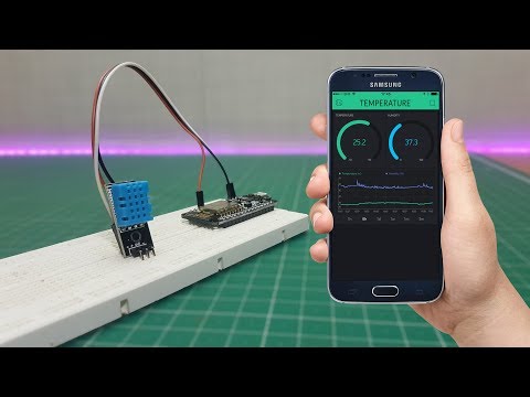 Blynk ESP8266 DHT11 Temperature Sensor