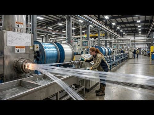 Inside the Largest Fishing Line Processing Facility – 200-Pound Test Line Production