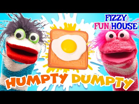 Humpty Dumpty Song | Fizzy & Phoebe Sing Nursery Rhymes | Fizzy Fun House Kids Songs