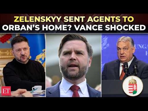'SCANDALOUS!': JD Vance STUNNED by Zelenskyy 'sending private soldiers' at Orban's residence