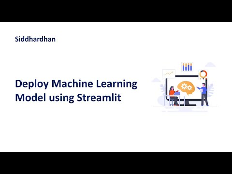 Deploy Machine Learning Model using Streamlit in Python | ML model Deployment