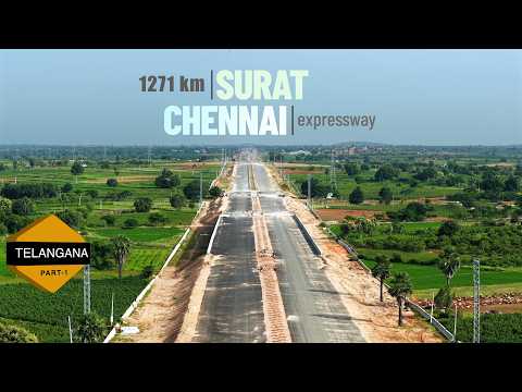 Surat Chennai Expressway Progress In Telangana State | 2nd Longest Expressway Of India
