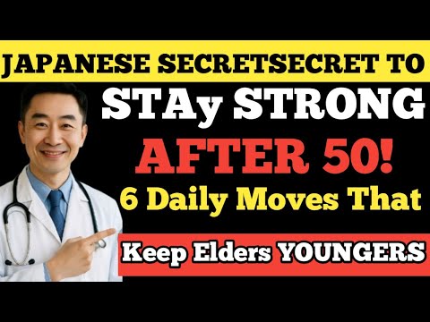 Over 50? 6 Movements Japanese Elders Do Every Day (No Gym, Just Results Daily) |NutraFix 0786 |