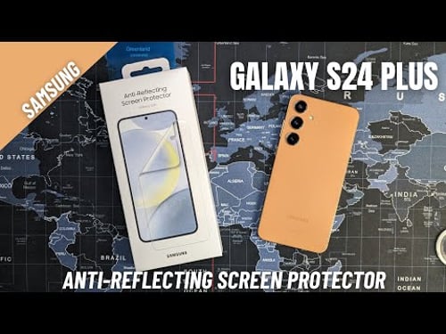 Samsung Anti-Reflecting Screen Protector Galaxy S24 Plus Installation
