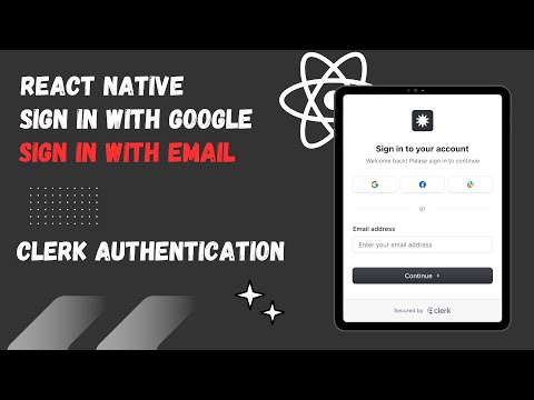 π΄ Sign In With Google | Clerk Authentication Tutorial for beginners | 2025